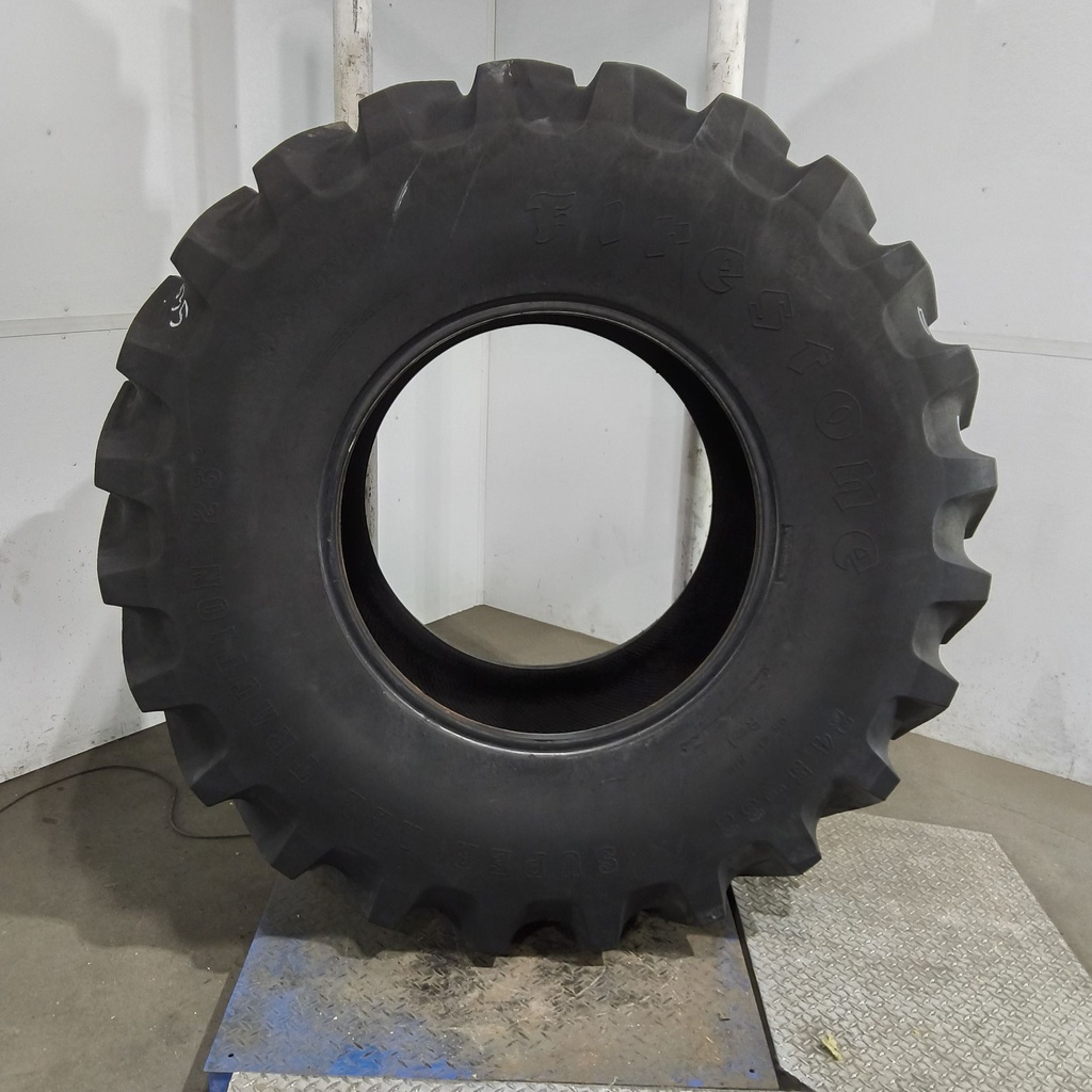24.5-32 Firestone Super All Traction 23 R-1 F (12 Ply), 80%