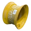 9.75"W x 16.5"D, Cat Yellow 8-Hole Formed Plate , -2.56" Offset