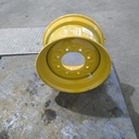9.75"W x 16.5"D, Cat Yellow 8-Hole Formed Plate , -2.56" Offset