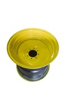 25"W x 26"D, John Deere Yellow 8-Hole Formed Plate , -2.5" Offset