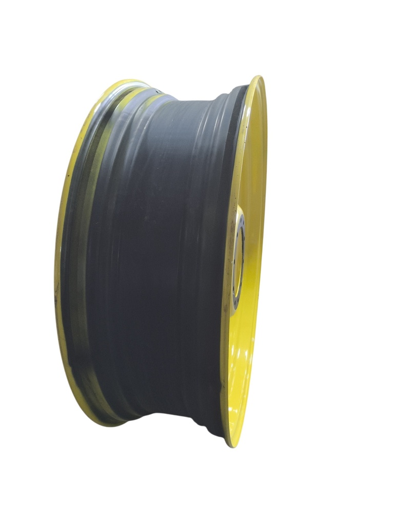 16"W x 50"D, John Deere Yellow 10-Hole Formed Plate , -6.81" Offset
