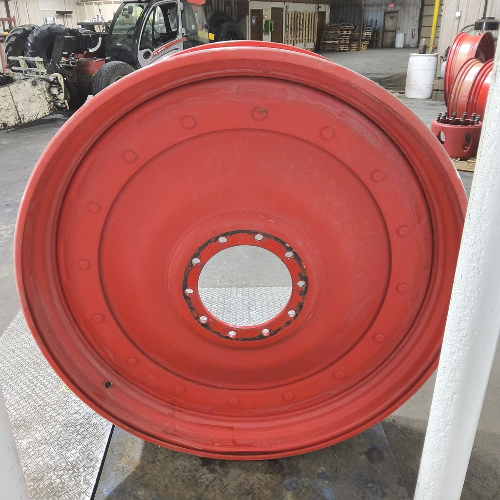 15"W x 50"D, Fendt/Agco Red 16-Hole Stub Disc