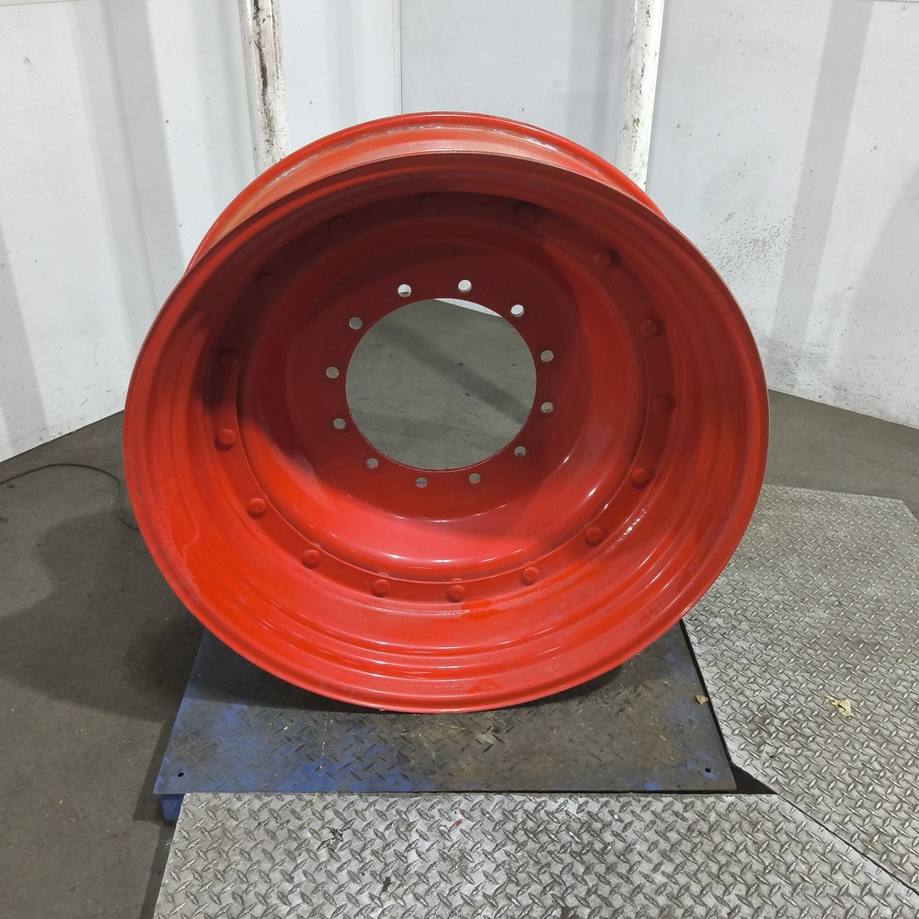 11"W x 38"D, Fendt/Agco Red 16-Hole Stub Disc