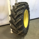 480/70R30 Continental HC70 R-1W on John Deere Yellow 8-Hole Rim with Clamp/U-Clamp (groups of 2 bolts) 95%
