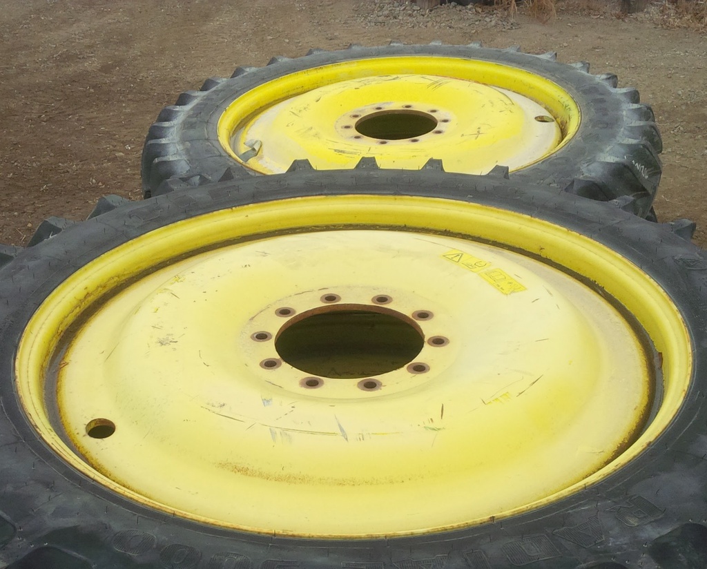 10"W x 46"D, John Deere Yellow 10-Hole Bubble Disc