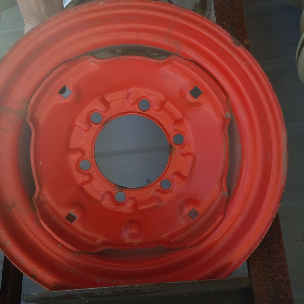 7"W x 15"D, Kubota Orange 6-Hole Implement