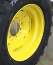 8.25"W x 16.5"D, John Deere Yellow 6-Hole Formed Plate