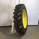 480/80R50 Goodyear Farm DT800 Super Traction R-1W on John Deere Yellow 12-Hole Stub Disc 99%