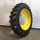 480/80R50 Goodyear Farm DT800 Super Traction R-1W on John Deere Yellow 12-Hole Stub Disc 99%