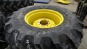 19.5/L-24 Goodyear Farm IT525 R-4 on John Deere Yellow 8-Hole Rim with Clamp/U-Clamp (groups of 2 bolts)