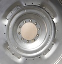 12"W x 54"D Waffle Wheel (Groups of 3 bolts) Rim with 10-Hole Center, Case IH Silver Mist