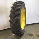 480/80R50 Michelin AgriBib R-1W on John Deere Yellow 12-Hole Stub Disc 65%