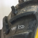 480/80R50 Michelin AgriBib R-1W on John Deere Yellow 12-Hole Stub Disc 65%