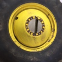 650/85R38 Firestone Radial Deep Tread 23 R-1W on John Deere Yellow 10-Hole Dolly Dual 85%