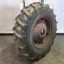 14.9/-28 Firestone Traction Field & Road R-1 on Red 8-Hole Rim with Clamp/Loop Style 45%