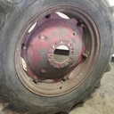 14.9/-28 Firestone Traction Field & Road R-1 on Red 8-Hole Rim with Clamp/Loop Style 45%
