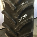 710/70R38 Firestone Radial All Traction DT R-1W on John Deere Yellow 12-Hole Stub Disc 75%