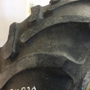 710/70R38 Firestone Radial All Traction DT R-1W on John Deere Yellow 12-Hole Stub Disc 50%