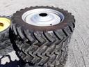 480/80R50 Michelin AgriBib R-1W on Case IH Silver Mist 10-Hole Formed Plate W/Weight Holes 85%