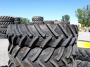480/80R50 Michelin AgriBib R-1W on Case IH Silver Mist 10-Hole Formed Plate W/Weight Holes 85%