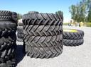 480/80R50 Michelin AgriBib R-1W on Case IH Silver Mist 10-Hole Formed Plate W/Weight Holes 85%