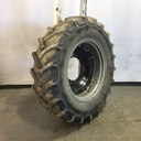 420/85R34 Mitas AC85 Radial R-1W on Case IH Silver Mist/Black 12-Hole Waffle Wheel (Groups of 2 bolts) 65%