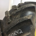 IF 710/75R42 Michelin Axiobib R-1W on John Deere Yellow 12-Hole Stub Disc 55%