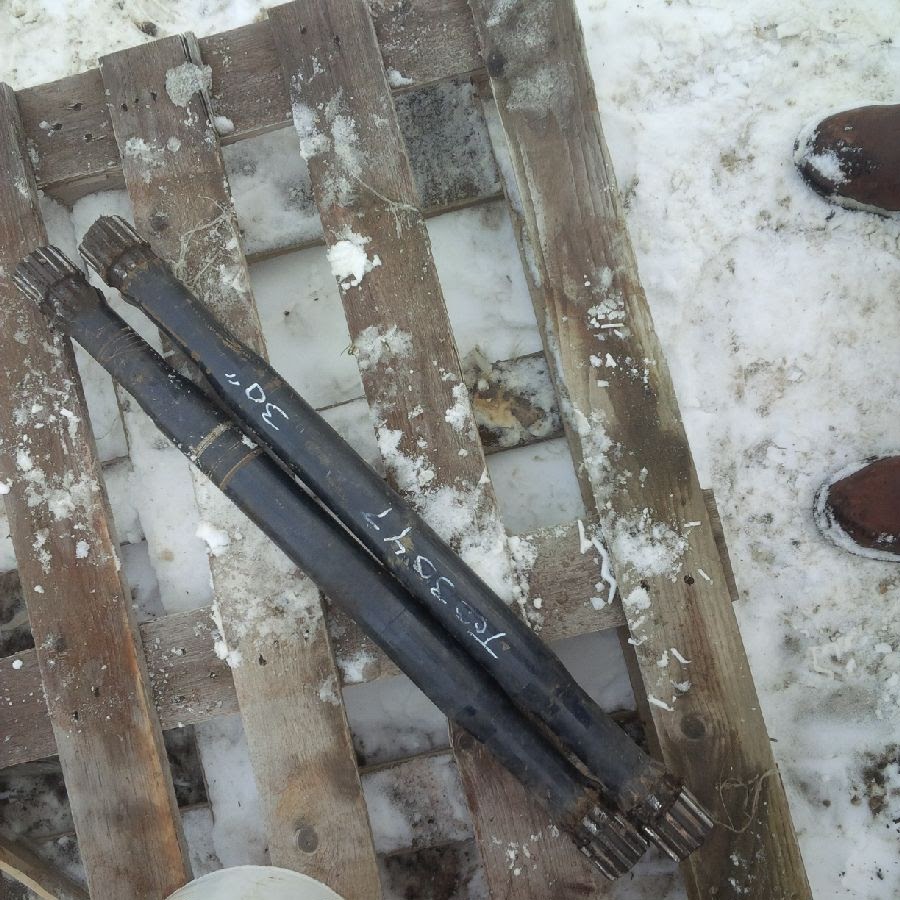 30''L Drive Shaft (12/12 Spline), Case-IH Combine 5000/6000/7000 series/New Holland ("B" Prior 2016, Std 12/12 spline drive shafts)
