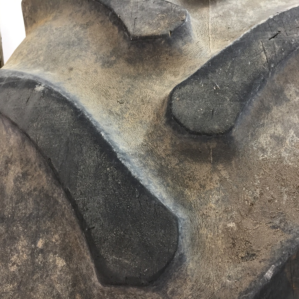710/70R42 Firestone Radial All Traction DT R-1W on John Deere Yellow 10-Hole Formed Plate W/Weight Holes 40%