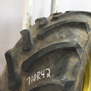 710/70R42 Firestone Radial All Traction DT R-1W on John Deere Yellow 10-Hole Formed Plate W/Weight Holes 40%