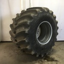 1250/45-32 Firestone Flotation 23 DT R-1W on Case IH Silver Mist 10-Hole "VA" Wheel Assy 90%
