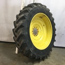 480/80R50 Titan Farm AG49M Radial R-1W on John Deere Yellow 10-Hole Formed Plate W/Weight Holes 55%