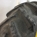 480/80R50 Titan Farm AG49M Radial R-1W on John Deere Yellow 10-Hole Formed Plate W/Weight Holes 55%