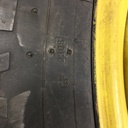 480/80R50 Titan Farm AG49M Radial R-1W on John Deere Yellow 12-Hole Stub Disc 55%