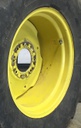 12"W x 24"D, John Deere Yellow 8-Hole Formed Plate W/Weight Holes