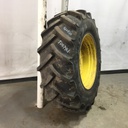 420/85R30 Mitas AC85 Radial R-1W on John Deere Yellow 8-Hole Stub Disc (groups of 2 bolts) 75%