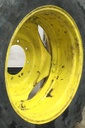 12"W x 28"D Stub Disc (groups of 2 bolts) Rim with 8-Hole Center, John Deere Yellow