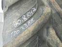 20.8/R42 BF Goodrich Power Radial 80 R-1 on Case IH Silver Mist 0-Hole Double Bevel 38" Cast 50%