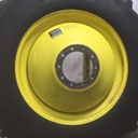 18"W x 42"D, John Deere Yellow 10-Hole Dolly Dual