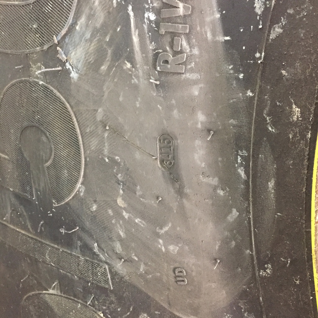 1250/50R32 Mitas SuperFlexion Tire (SFT) R-1W on John Deere Yellow 10-Hole "VA" Wheel Assy 90%