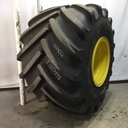 1250/50R32 Mitas SuperFlexion Tire (SFT) R-1W on John Deere Yellow 10-Hole "VA" Wheel Assy 90%
