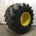 1250/50R32 Mitas SuperFlexion Tire (SFT) R-1W on John Deere Yellow 10-Hole "VA" Wheel Assy 90%
