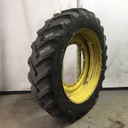 480/80R50 Goodyear Farm DT800 Super Traction R-1W on John Deere Yellow 12-Hole Stub Disc 50%