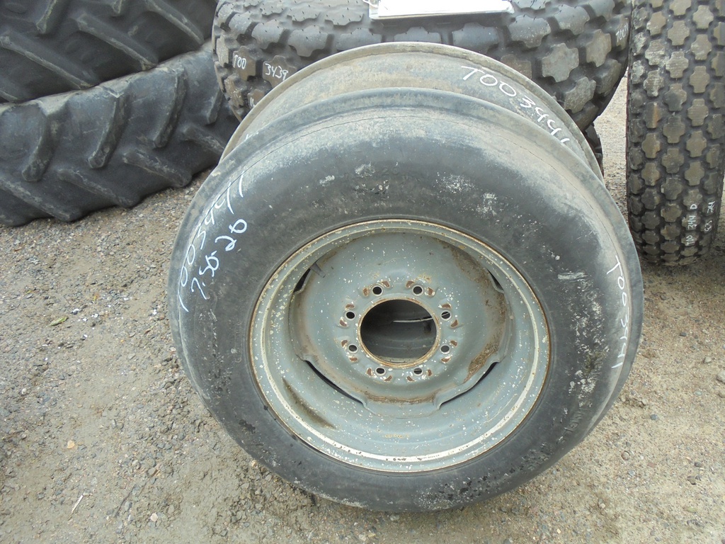6"W x 20"D, Agco Corp Gray 8-Hole Formed Plate