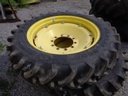 10"W x 34"D Rim with Clamp/U-Clamp Rim with 10-Hole Center, John Deere Yellow