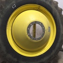 18"W x 42"D, John Deere Yellow 10-Hole Dolly Dual