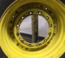 15"W x 30"D Waffle Wheel (Groups of 3 bolts) Rim with 12-Hole Center, John Deere Yellow