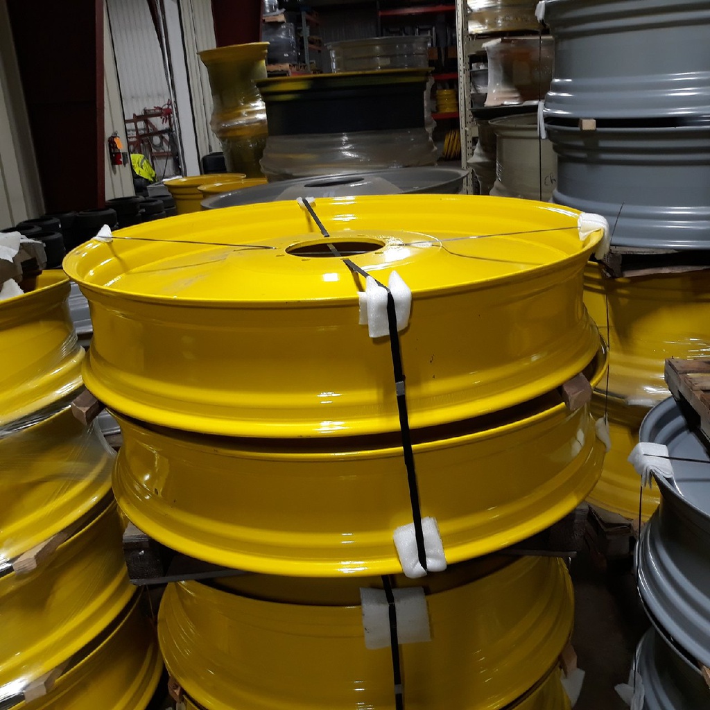 10"W x 54"D, John Deere Yellow 10-Hole Spun Disc