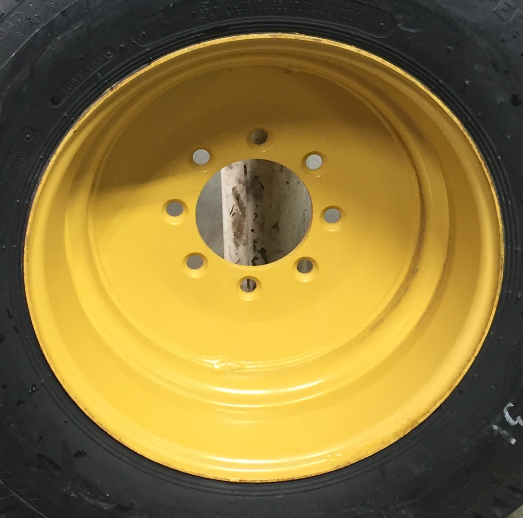 9.75"W x 16.5"D, Cat Yellow 8-Hole Implement
