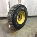 41/14.00-20 Galaxy Mighty Mow R-3 on John Deere Yellow 8-Hole Flat Plate 50%